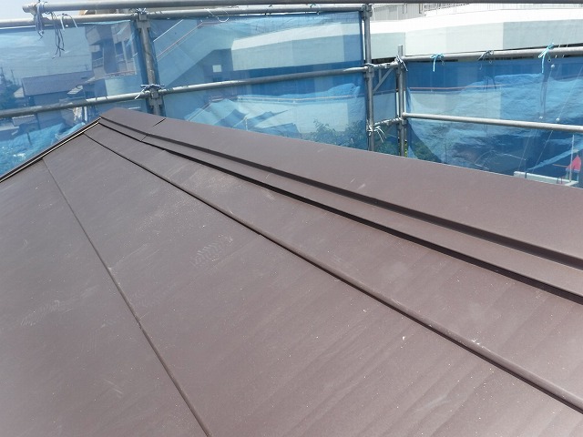 葺き替え後の屋根